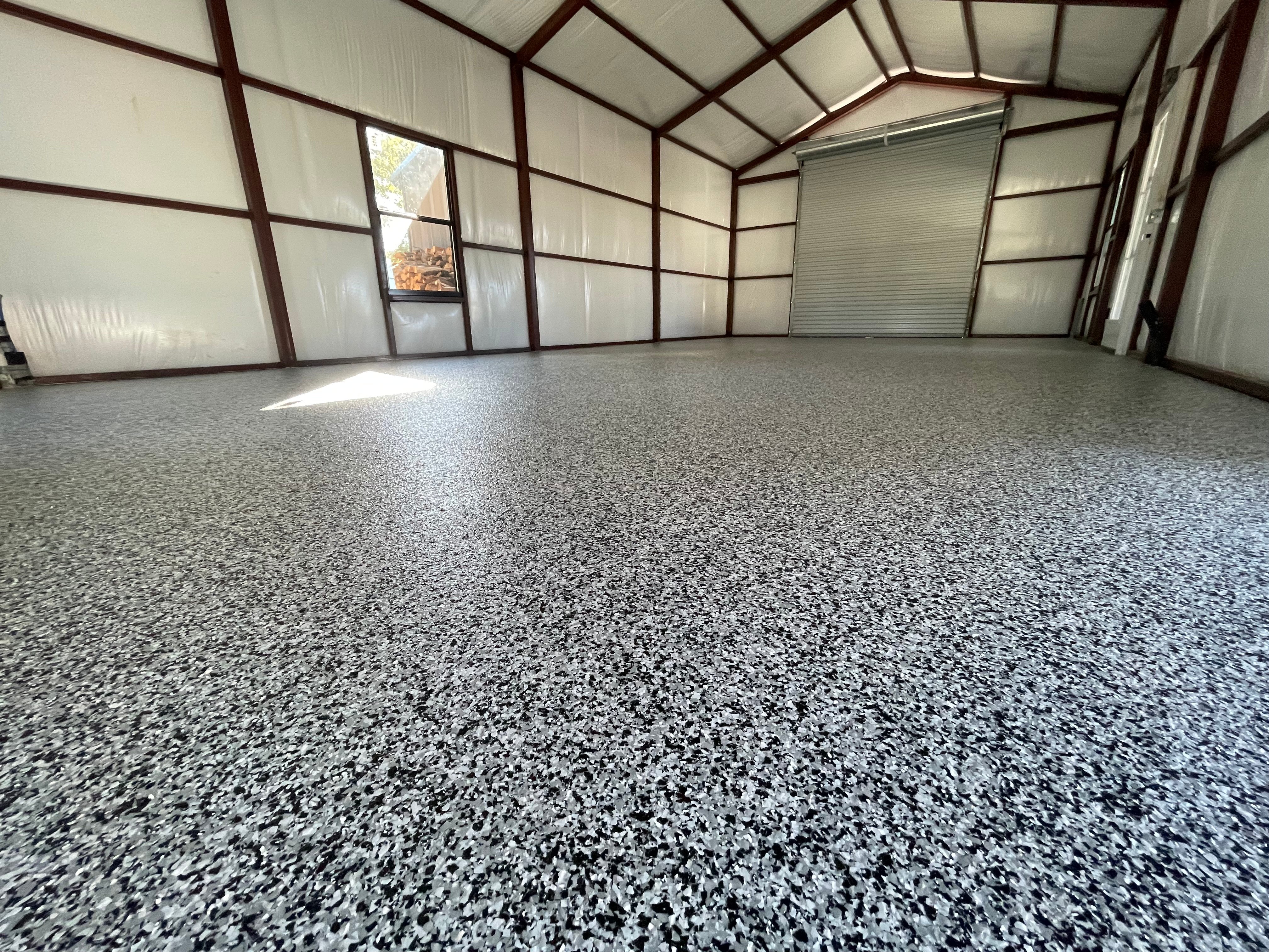 Metal Building Flake Shop