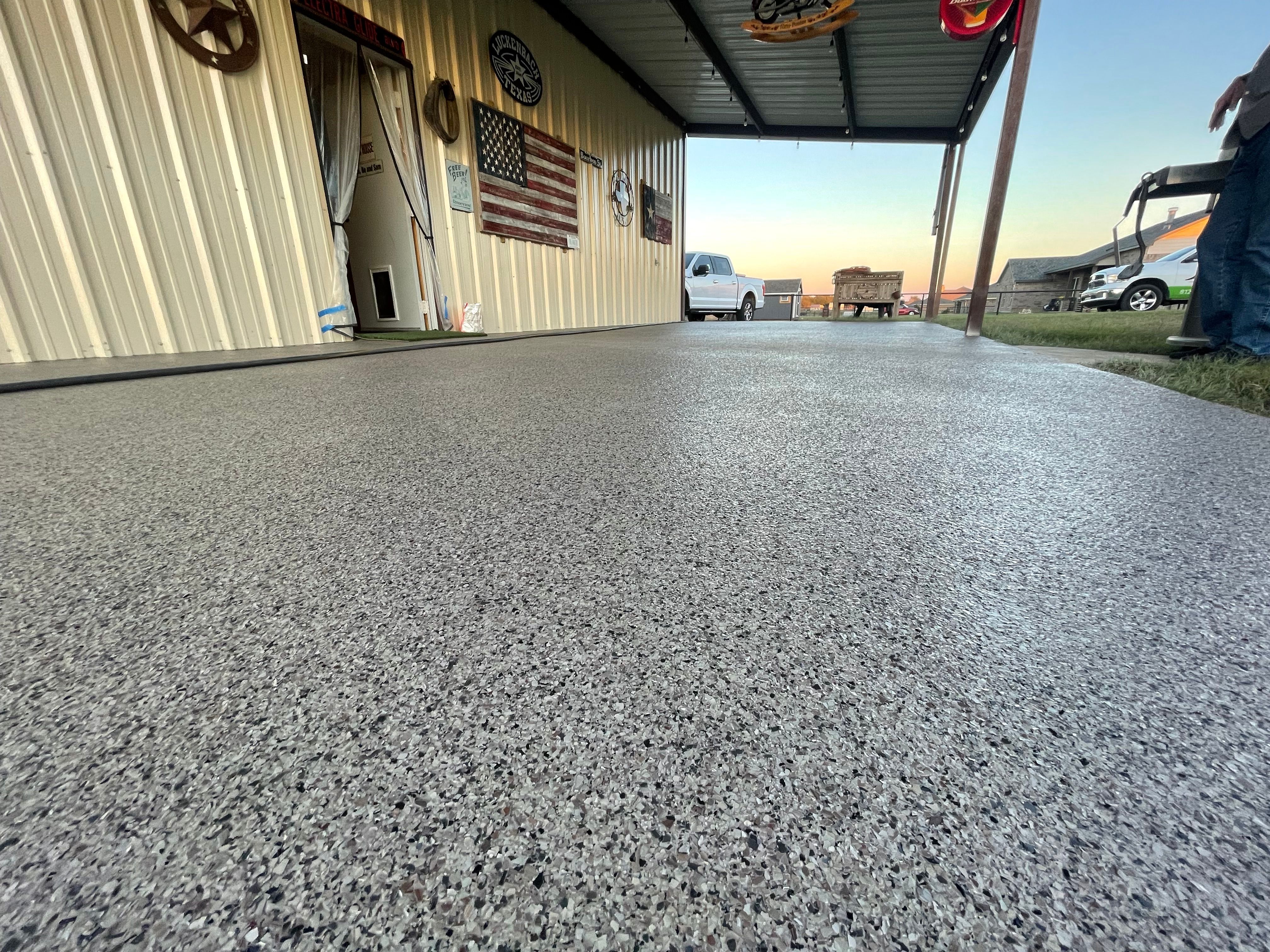 Metal Building Exterior Flake