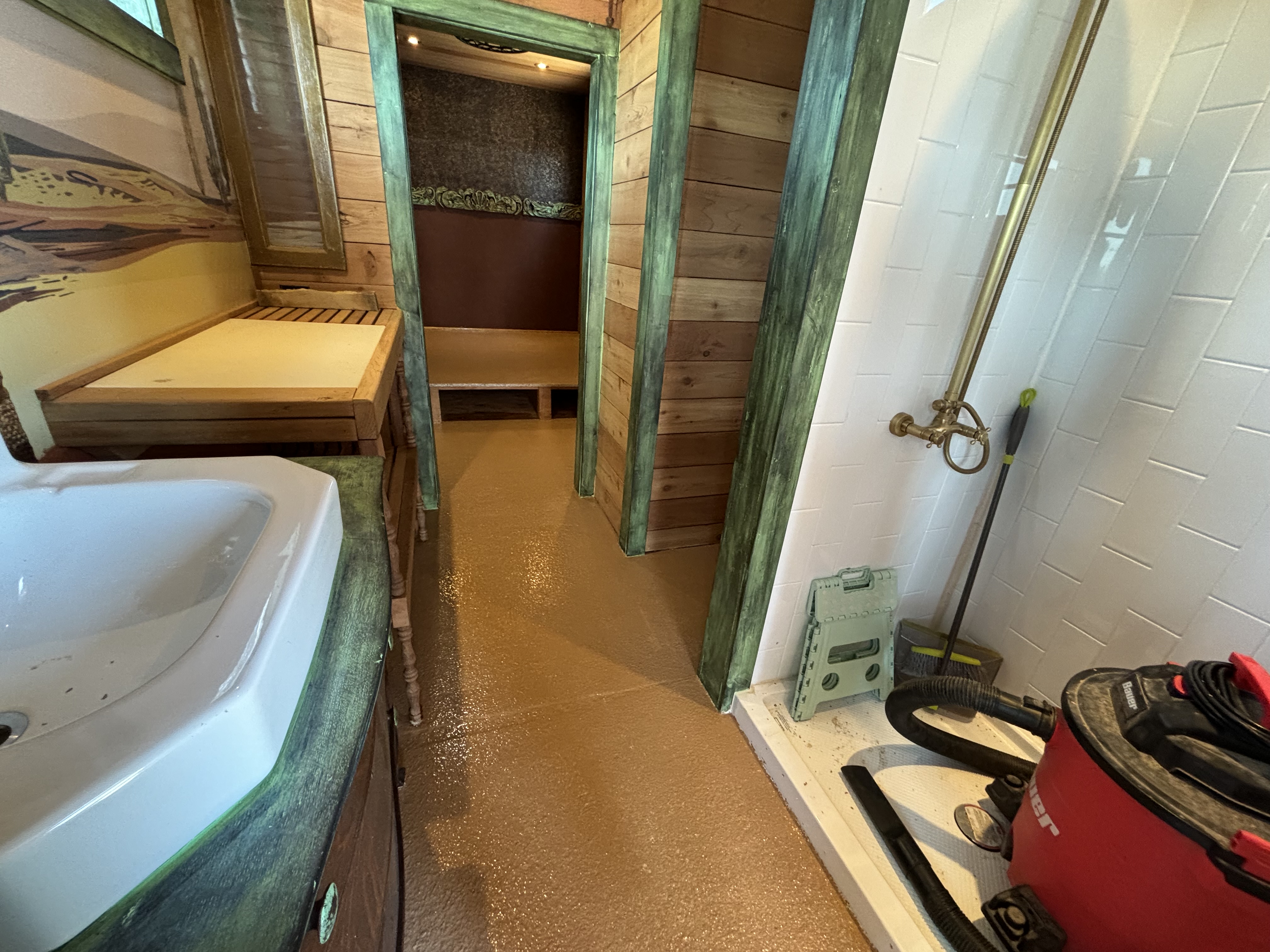 Rustic Shop Bathroom